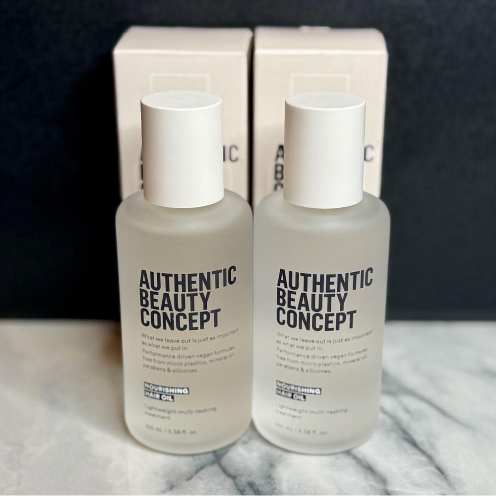 NEW IN BOX Authentic Beauty Concept Nourishing Hair Oil Set of 2